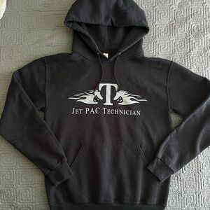 Jerzees Black Jet PAC Technician Hoodie